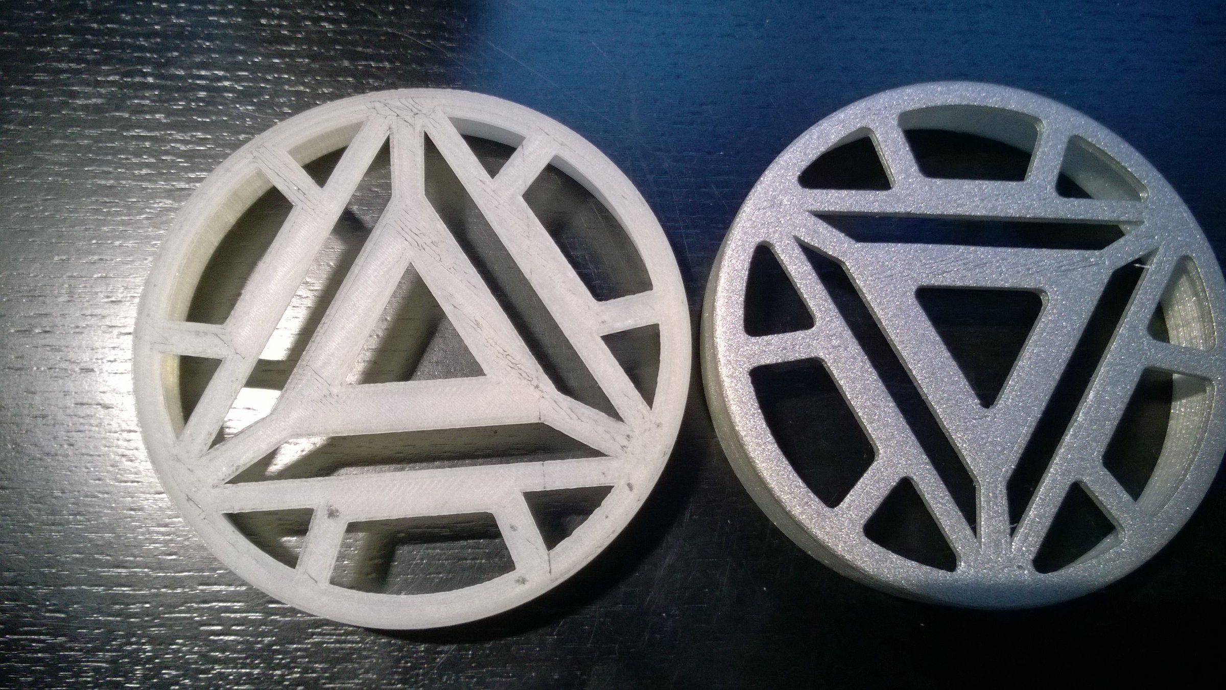 Original and remade design side by side